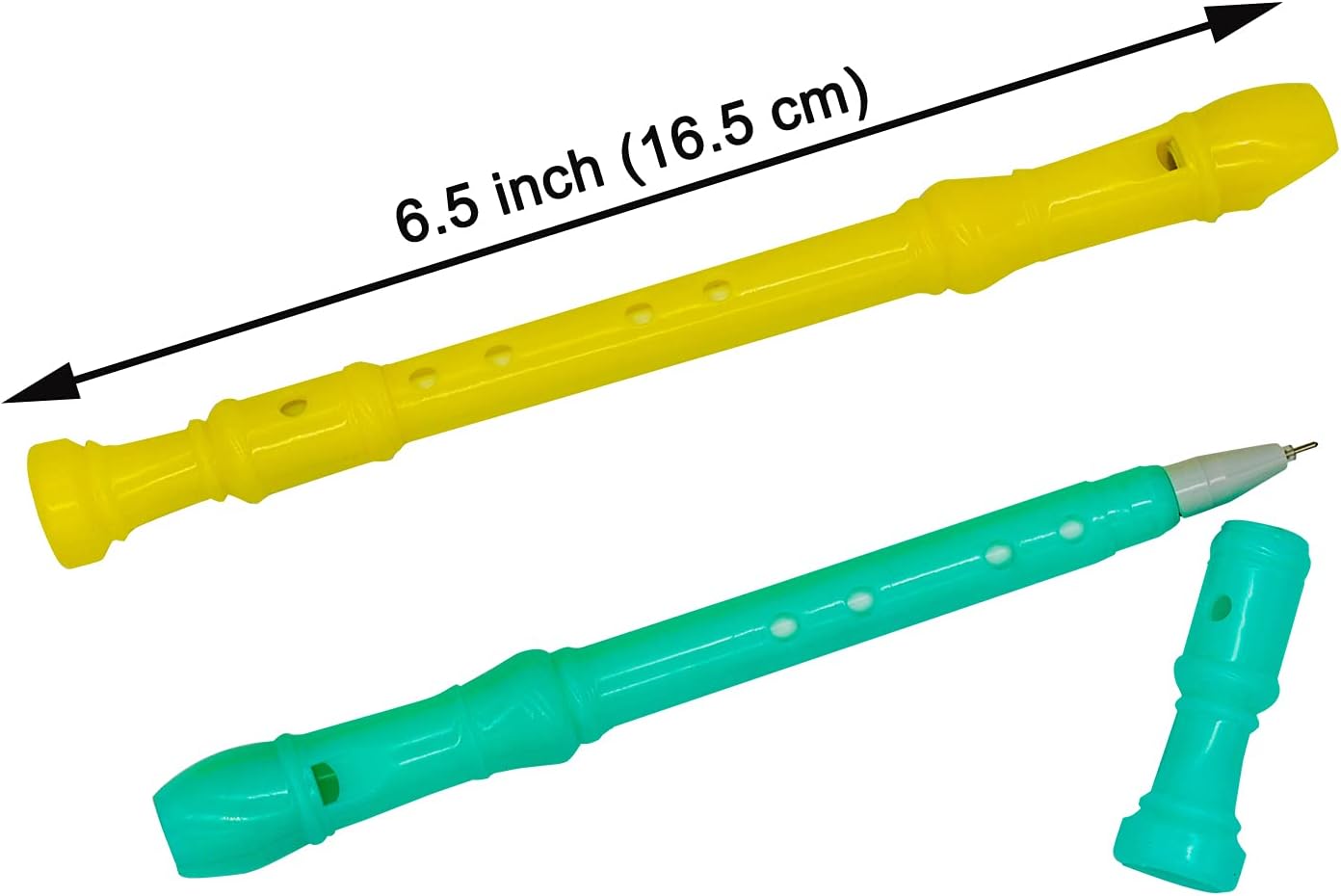 Maydahui 30 PCS Flute Shape Rollerball Pens with Gel Ink