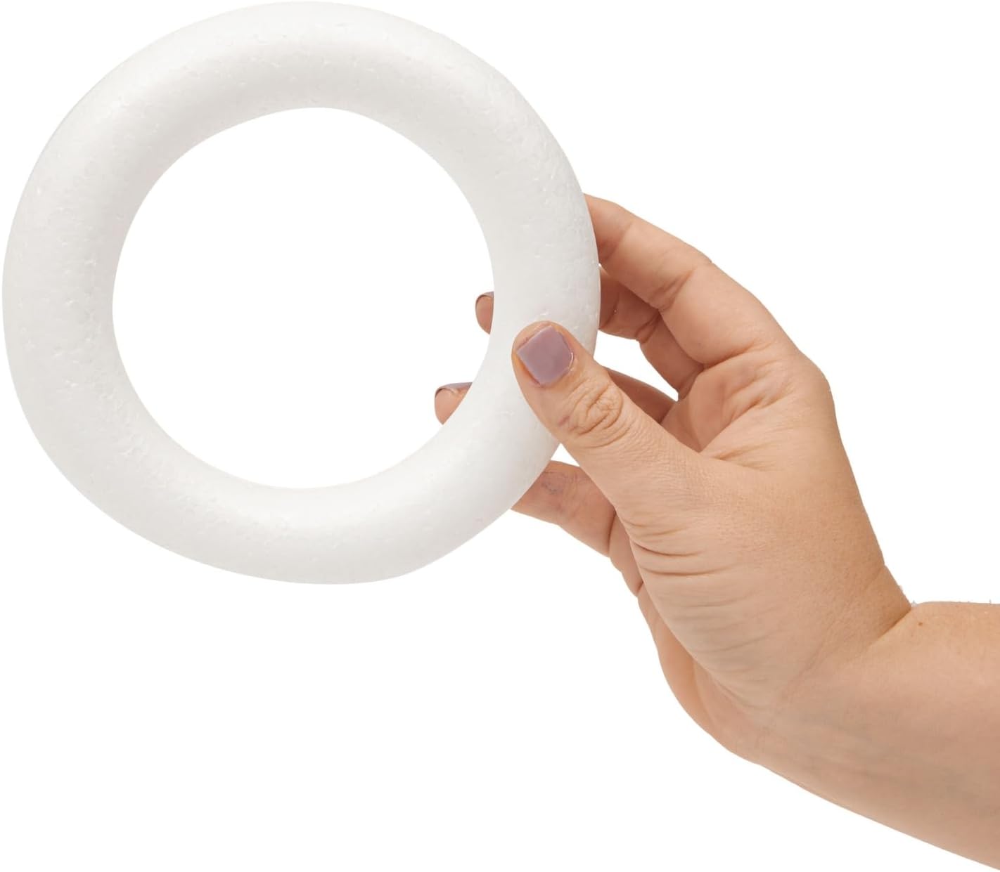 Juvale 6 Inch Foam Wreath Forms 8 Pack