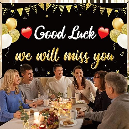 Pimvimcim Good Luck Farewell Banner Decor