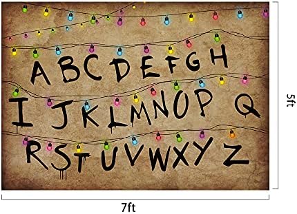 Lofaris Rustic Alphabet Backdrop for Photography