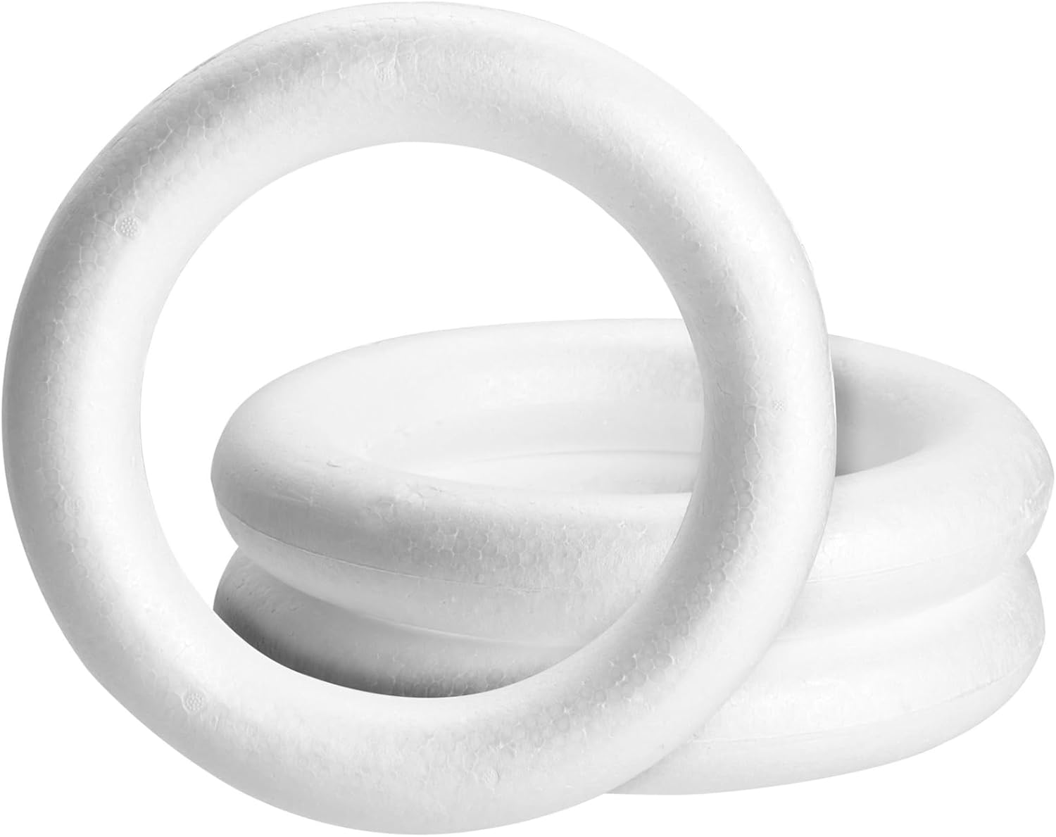 Juvale Foam Wreath Forms 3 Pack 2 Inch