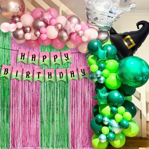 Witch Themed Birthday Photo Backdrop Decorations 2 Pack