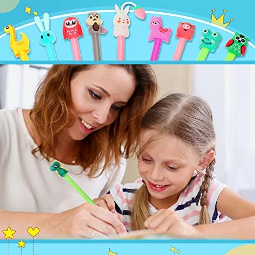 Handepo Cute Cartoon Gel Ink Pens 200 Pcs 50 Styles