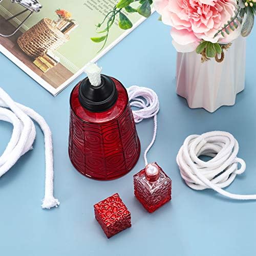 BBTO 656 Feet Braided Candle Oil Lamp Wick Replacement