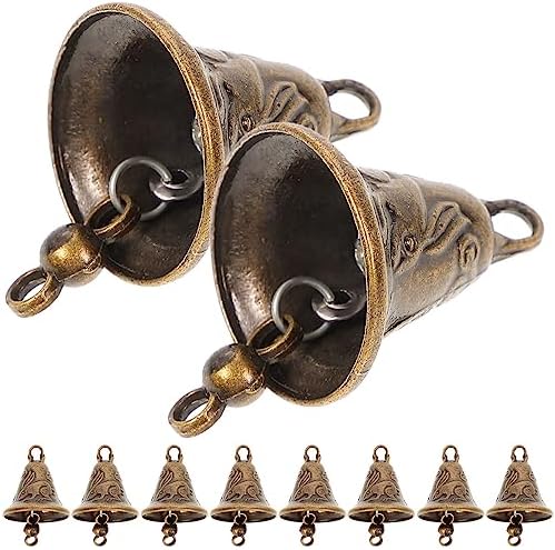 MAGICLULU 11pcs Mini Jingle Bells Christmas Tree Pendants