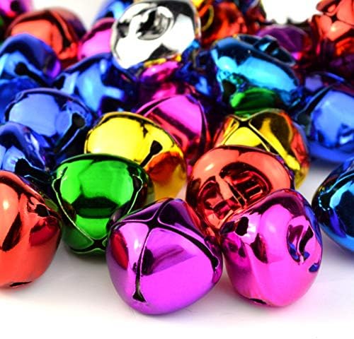 100pcs Jingle Bells for Christmas Party Festival Decor