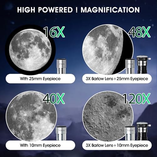 FASHIONARI 70mm Telescope with Wireless Remote for Kids and Beginners
