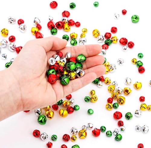 YGAOHF Jingle Bells 200 pcs Colorful Christmas Bells