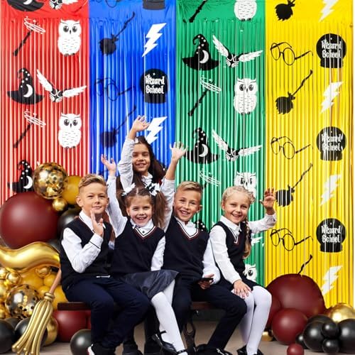 2 Pack Magical Wizard School Beaded Curtain - 66FT x 33FT