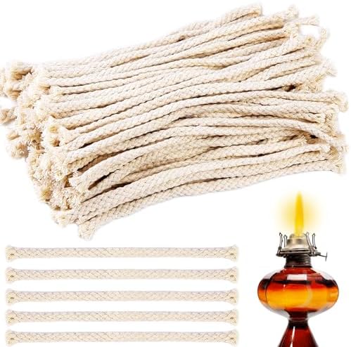 100PCS Round Cotton Oil Lamp Wicks 14 Inch