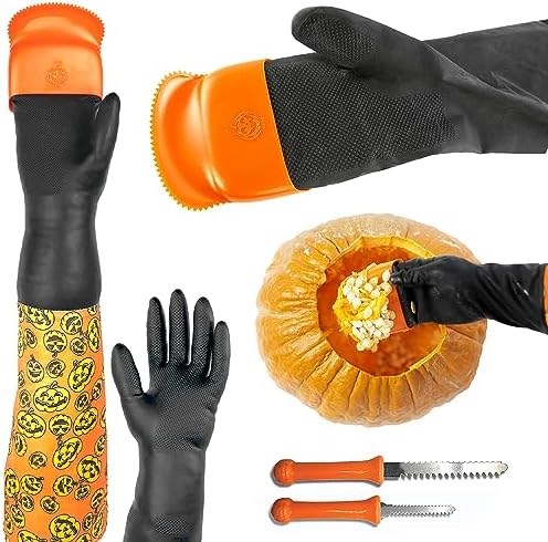 Pumpkin Scraper Glove Mess Free Carving Kit for Adults
