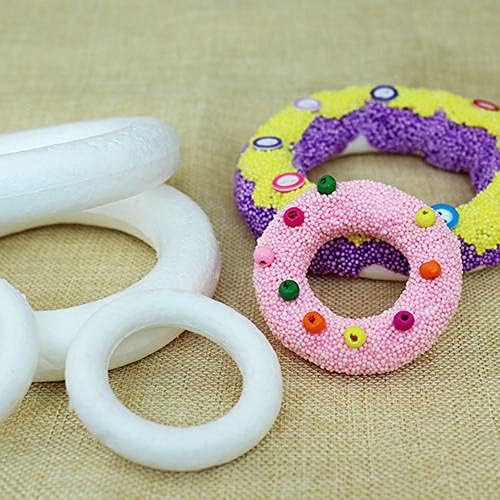 Crafare 118 Inch Foam Wreath Forms 4 Pack