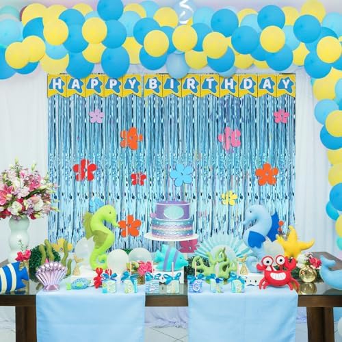 Epakh 39 Pcs Cartoon Sponge Birthday Decor Set
