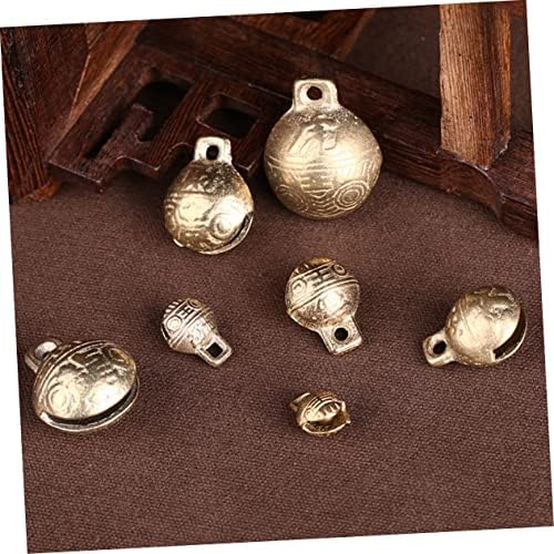 STOBOK 30pcs Colorful Metal Christmas Bells