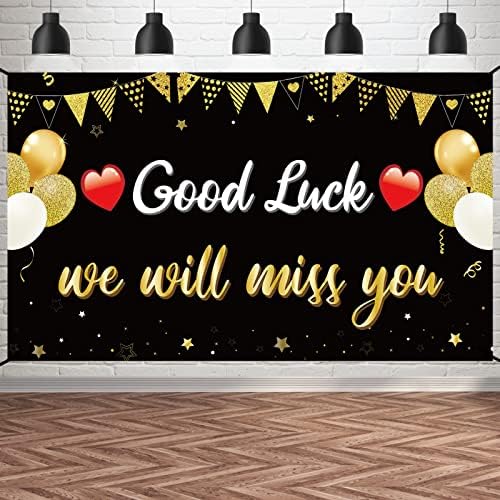 Pimvimcim Good Luck Farewell Banner Decor