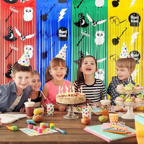 2 Pack Magical Wizard School Beaded Curtain - 66FT x 33FT