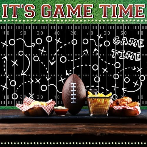 Windkream Football Field Backdrop for Photo and Party Decor