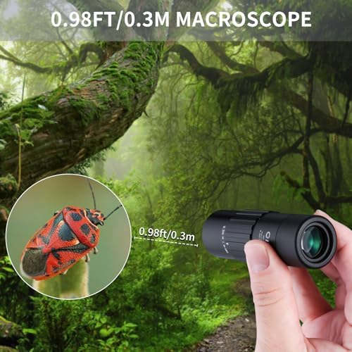 10x25 Waterproof Fogproof Monocular Telescope
