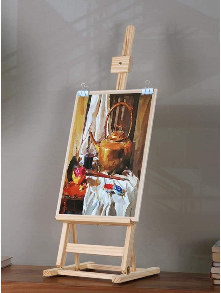 Adjustable Pine Desktop Poster Easel Stand