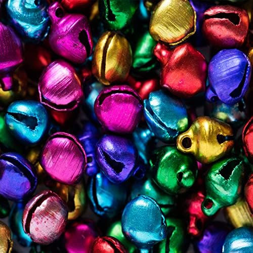 14 Inch Silver Mini Bell DIY Crafting Set 100pcs