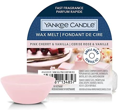 Yankee Candle Pink Cherry Vanilla Wax Melt Singles 8oz