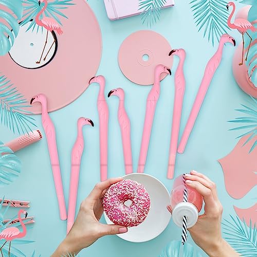 Fulmoon 40 Pcs Cute Pink Flamingo Gel Pens