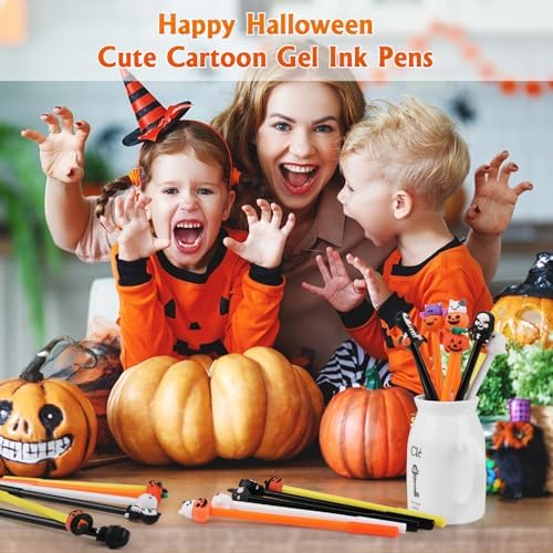 DIYASY 32 Pcs Halloween Gel Ink Pens Assorted Designs