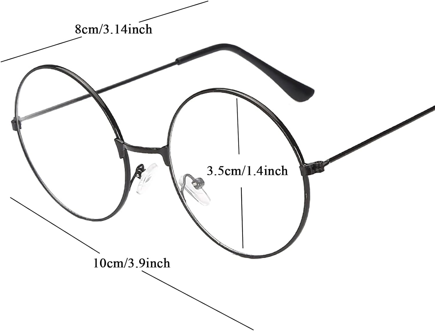 Newborn Photography Props Fake Glasses Halloween Santa Cosplay