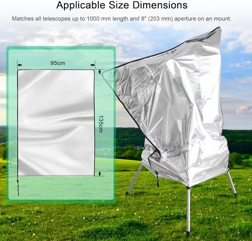 Astromania Telescope Cover with Strap 238 Inch Diameter