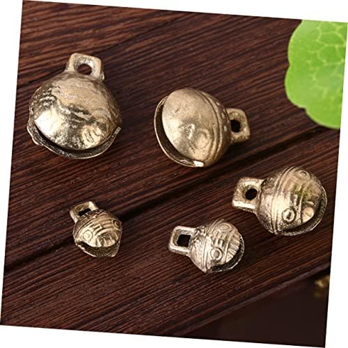 STOBOK 30pcs Colorful Metal Christmas Bells