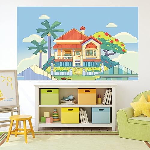 Pinkstep Happy Birthday Cartoon Backdrop for Kids