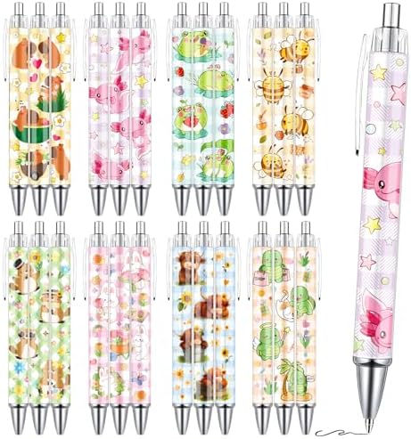 Animal Ballpoint Pens Gift Set - 24PCS Cartoon Animal Pens