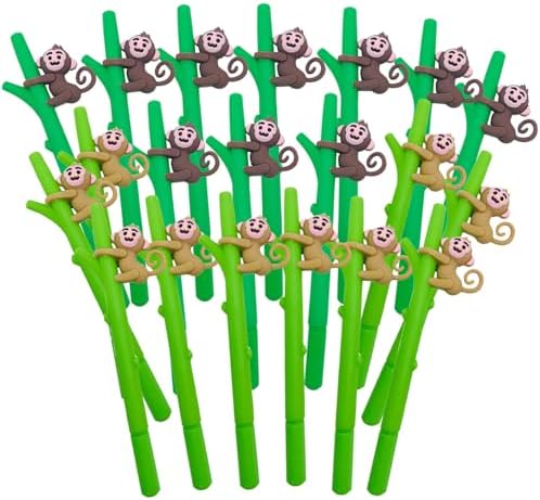 Cute Monkey Gel Ink Pens 20 Pack