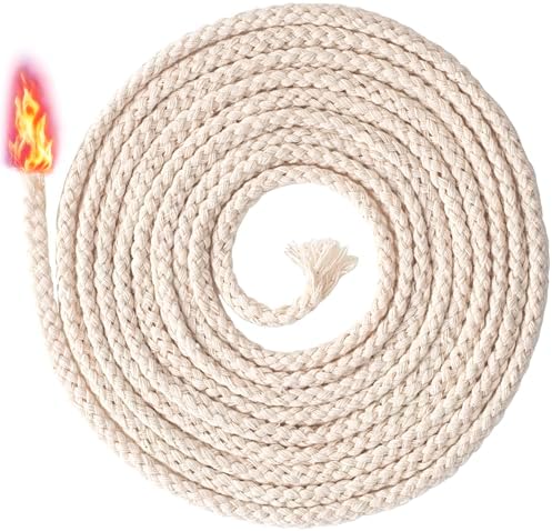 OIIKI 656 Ft Cotton Lamp Wicks for Candles and Lamps