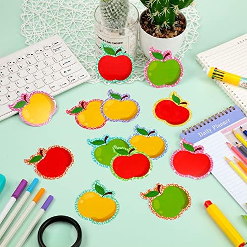 Zonon 90 Pcs Apple Cutouts Classroom Bulletin Board Decorations