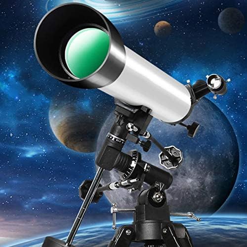 Ultra HD 80mm Aperture Refractor Telescope Portable Travel Scope with Finder