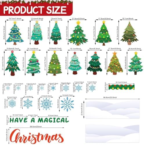 Christmas Bulletin Board Classroom Decorations Set