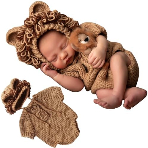 MG House Baby Lion Photography Outfit Set