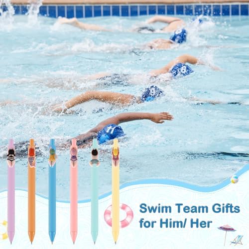 24 Pcs Pool Themed Ballpoint Pens for Summer Party and School Use