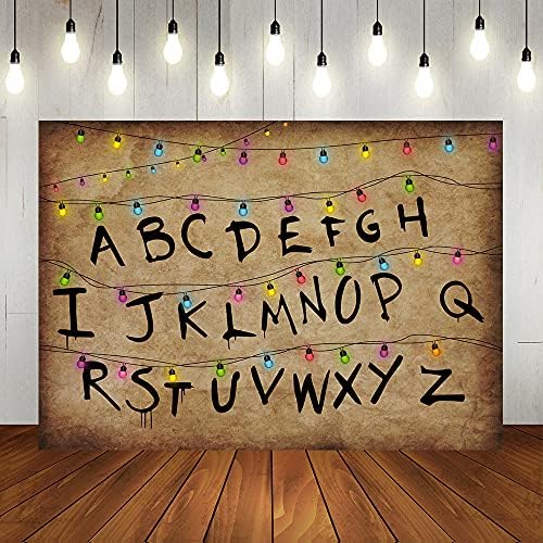 Lofaris Rustic Alphabet Backdrop for Photography