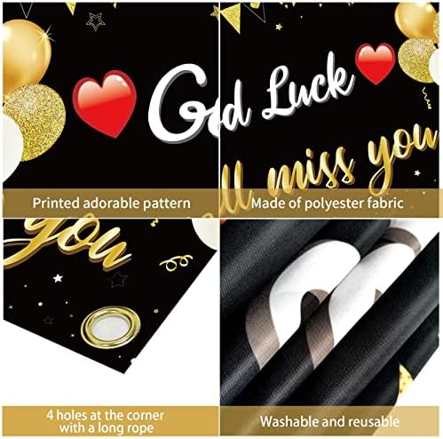 Pimvimcim Good Luck Farewell Banner Decor