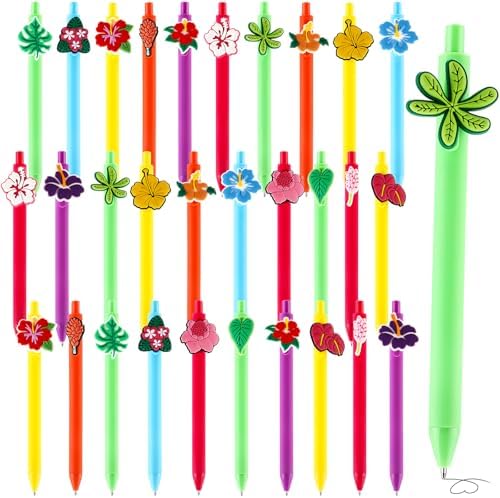 30 Hawaiian Luau Ballpoint Pens Summer Party Favors Gift Set