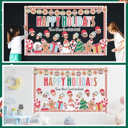 Christmas Bulletin Board Decoration Set