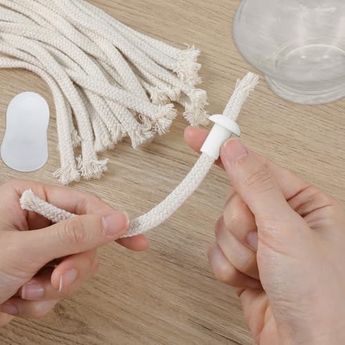 20 Pcs 14 Inch Round Oil Lamp Wicks Cotton Braided