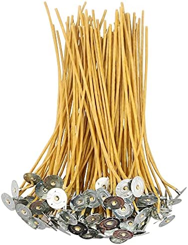 100 PCS 6 Inch Hemp Candle Wicks with Natural Beeswax