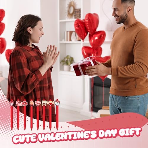 24 Pcs Cute Valentine Pens for Kids and Students