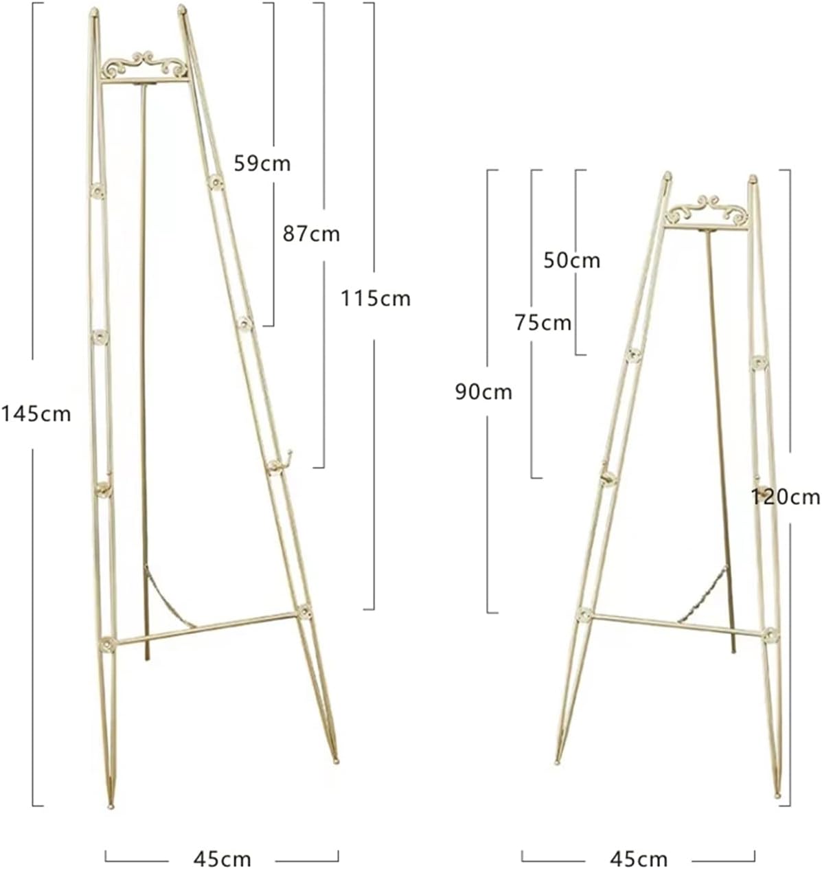 Folding Metal Easel Stand for Adults