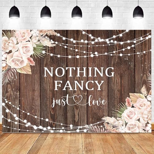 Rustic Wedding Backdrop for Photography 7x5ft