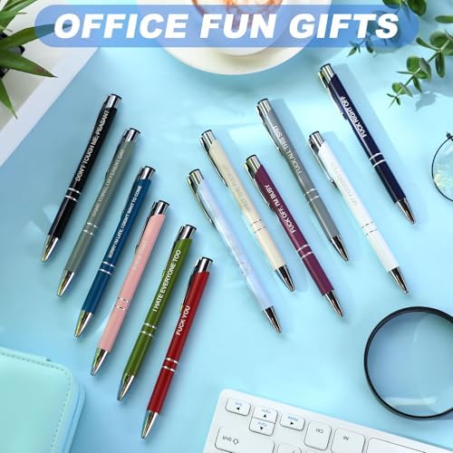 24 Snarky Office Pens Funny Ballpoint Pens with Insulting Quotes