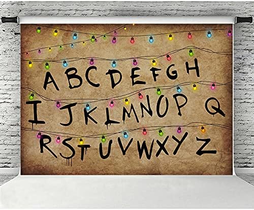 Lofaris Rustic Alphabet Backdrop for Photography
